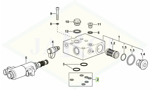 2.1531.025.0 Pierścień uszczelniający 2.1531.025.0