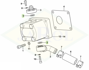 Pierścień uszczelniający 15,08x2,62 - 2.1531.037.0