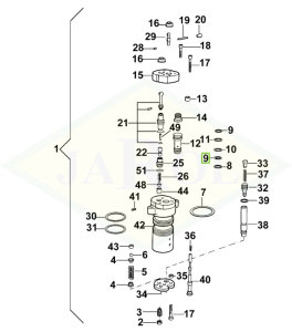 Pierścień uszczelniający Ø16 - 2.1531.039.0