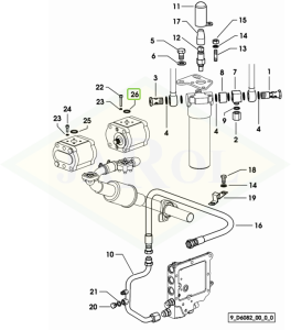 Pierścień uszczelniający 18,72x2,62 - 2.1531.048.0