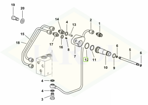 Pierścień uszczelniający 25,07x2,62 - 2.1531.066.0