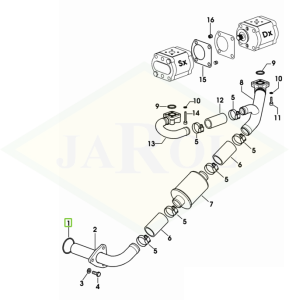 Pierścień uszczelniający elementów układu hydraulicznego i pneumatucznego uszczelniający 2.1531.120.0