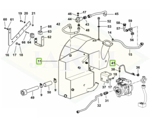 Pierścień uszczelniający 58,74x3,53 - 2.1531.145.0