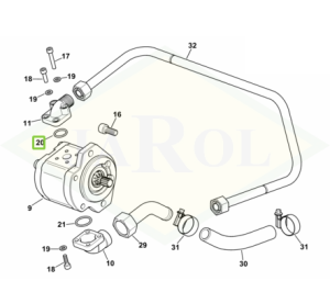 Pierścień uszczelniający 18,72x2,62 - 2.1532.048.0