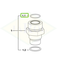 Pierścień uszczelniający 23,52x1,78 - 2.1532.061.0