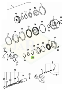 Pierścień uszczelniający  53,64x2,62 - 2.1532.133.0