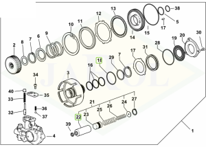 Pierścień uszczelniający 61,60x2,62 - 2.1532.150.0