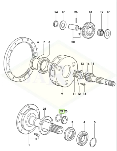 Pierścień uszczelniający 72,39x5,34 - 2.1532.171.0