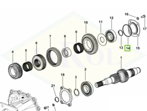 Pierścień uszczelniający 82,14x2,62 - 2.1532.503.0