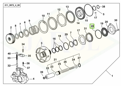 2.1532.505.0 Pierścień uszczelniający 77.50 x 2.62 2.1532.505.0