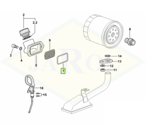 Pierścień uszczelniający 53,70x1,78 - 2.1532.515.0