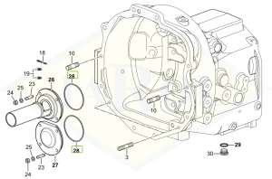 Pierścień uszczelniający 88,57x2,62 - 2.1539.025.0/10