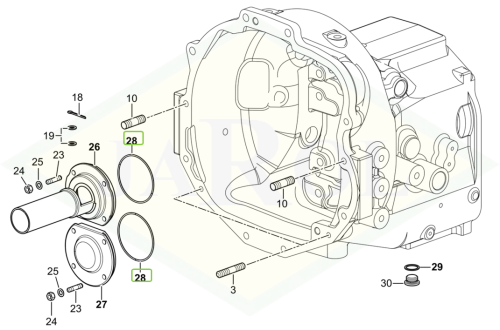 2.1539.025.0/10 Pierścień uszczelniający 2.1539.025.0/10