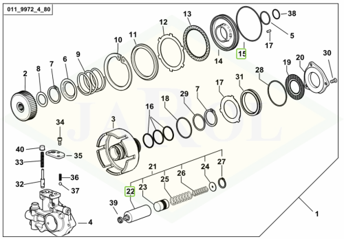 2.1539.064.0 Pierścień  uszczelniający 2.1539.064.0