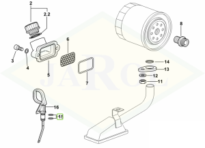 Pierścień uszczelniający 8,73x1,78 - 2.1539.065.0