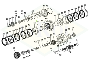 Pierścień uszczelniający 29,82x2,62 - 2.1539.095.0