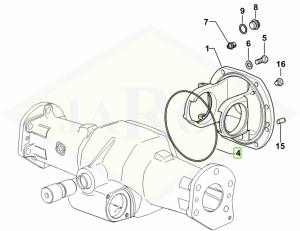 Pierścień uszczelniający 171,12,2,62 - 2.1539.125.0