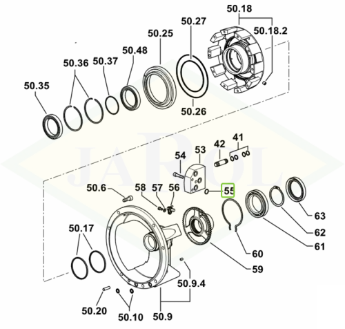 2.1539.142.0 Pierścień uszczelniający 2.1539.142.0