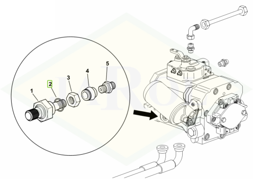 2.1560.010.0 Miedziana uszczelka 2.1560.010.0