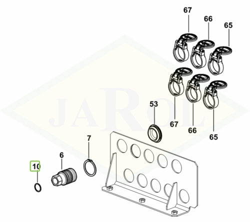 2.1560.015.0 Miedziana uszczelka 2.1560.015.0