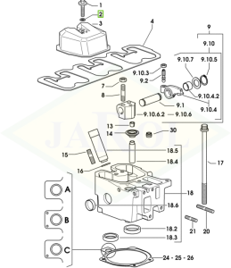 Podkładka pokrywy 8,2 x 14 - 2.1569.170.0/10
