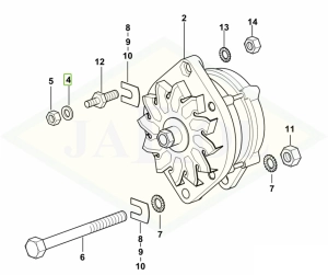 Podkładka dystansowa 8,4x12x6,5 - 2.1579.774.2