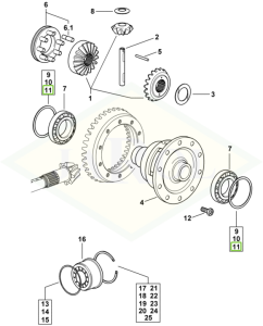 Podkładka dystansowa 86x98x0,15 - 2.1580.321.0