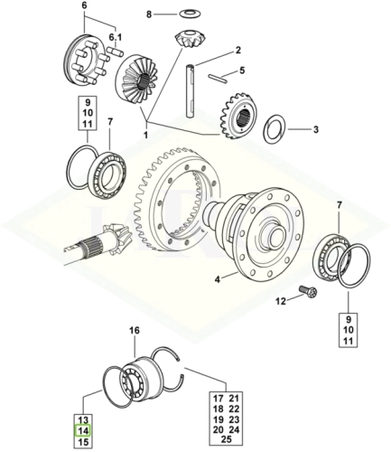 2.1589.226.0 Podkładka dystansowa 2.1589.226.0