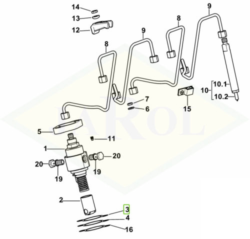 2.1589.303.0 Podkładka 2.1589.303.0