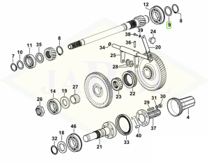 Podkładka 40 x 50 x 3,0 - 2.1599.414.0