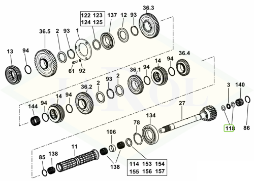 2.1599.574.0 Podkładka, czop 2.1599.574.0