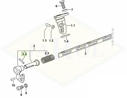 2.1631.310.0 Przetyczka 2.1631.310.0