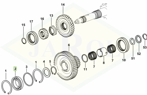 2.2999.203.0 Specjalne łożysko 2.2999.203.0