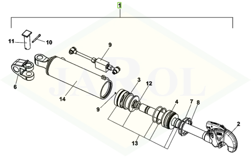 2.3749.002.0/20 Łącznik centralny hydrauliczny 2.3749.002.0/20