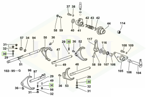 Sprężyna 6.3x9.5x1.6x22.4 2.4019.622.1