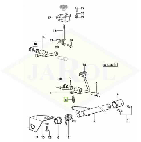 2.4049.174.2/10 Sprężyna 2.4049.174.2/10