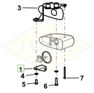 Uchwyt lampy 0.018.9335.0