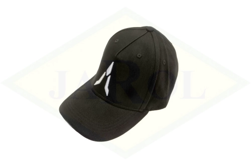 M01D025 Czapka bejsbolowa czarna logo M01D025