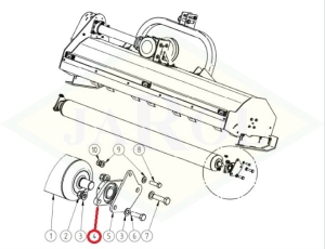 ŁOŻYSKO T000208 
FAG UCFL 207