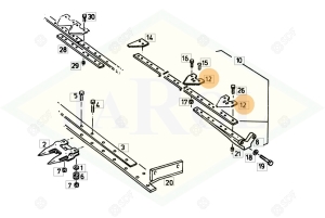 Brzeszczot noża - żyletka 16007763