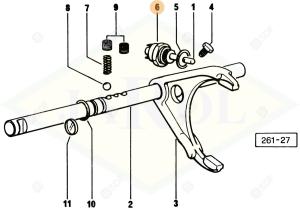 Czujnik biegu jałowego 2.7659.014.0