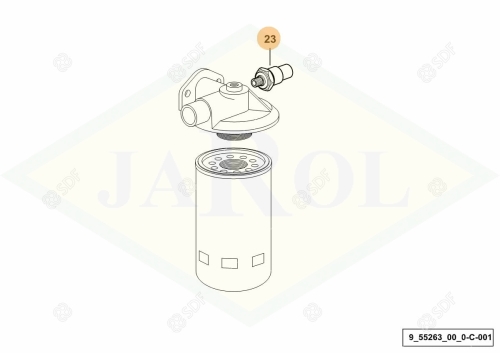 2.7099.660.0/10 Czujnik oleju 2.7099.660.0/10