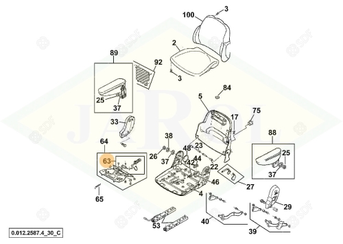 0.010.3473.2 Czujnik siedzenia 0.010.3473.2