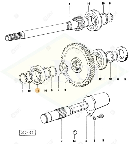 2.2040.012.0 Łożysko kulkowe 2.2040.012.0