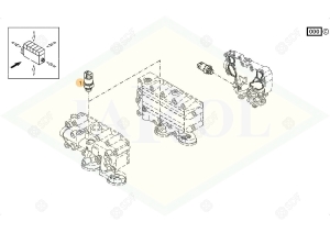 Czujnik ciśnienia 01182792