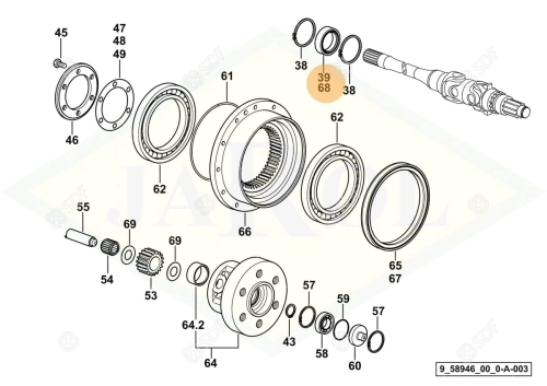 2.2999.325.0 Łożysko specjalne 2.2999.325.0