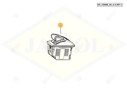 0.026.6619.4 Włącznik WOM P.T.O przedni  0.026.6619.4