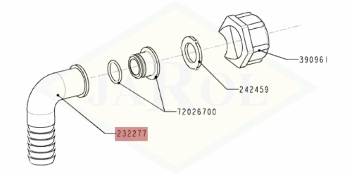 232277 Kolanko 3/4"  90st  232277