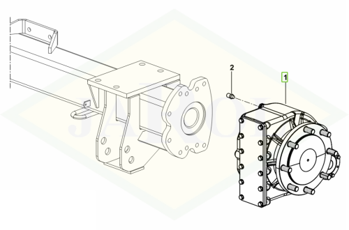 16002291/10 Zwolnica kpl. 16002291/10