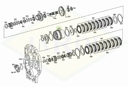 0.900.0962.1 Wspornik 0.900.0962.1